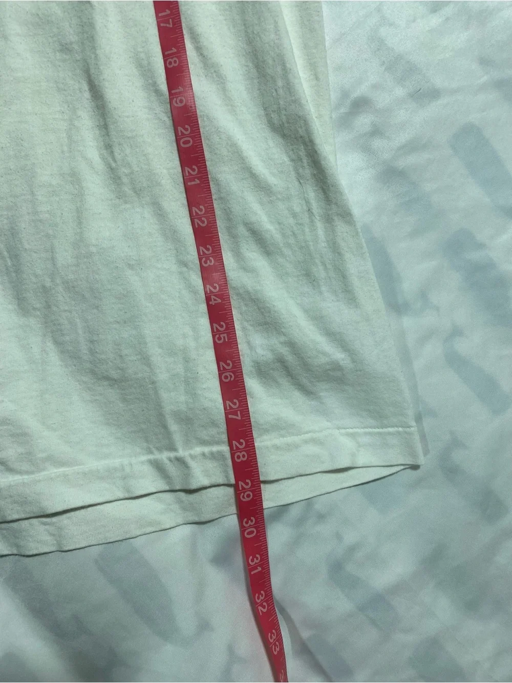 90’s Fruit of the Loom single stitch White Tee with Green Tree Artwork